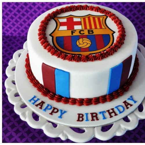 FC Barcelona Football Cake