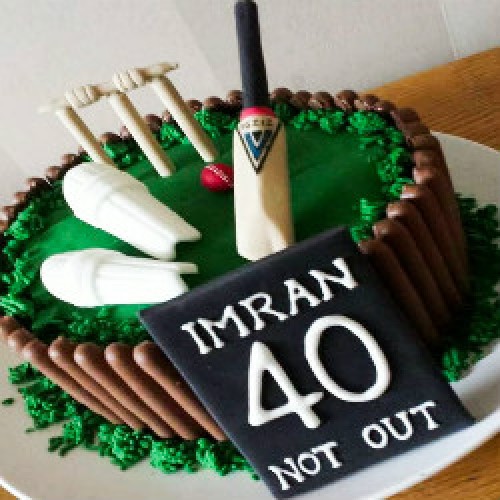 Bakerdays | Personalised 40th Birthday Cake | Number Cake | bakerdays